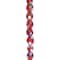Red Millefiori Oval Beads by Bead Landing®